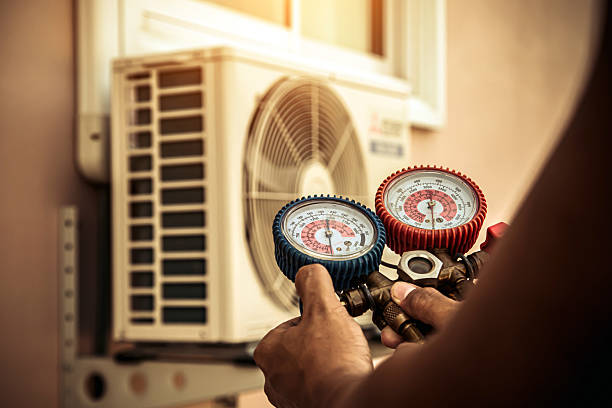 Professional Hvac Installation technician working in Milford Center, OH